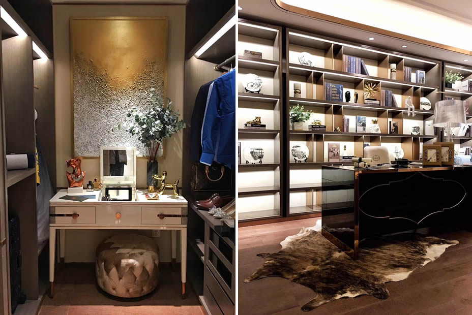 样板房家具定制，金域王府样板间