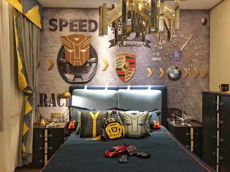 样板房家具定制，金域王府样板间